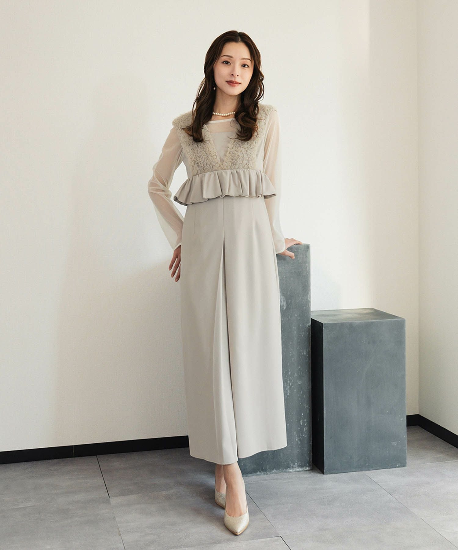 結婚式・お呼ばれ対応 | ワンピース＆インナー2点セットドレス