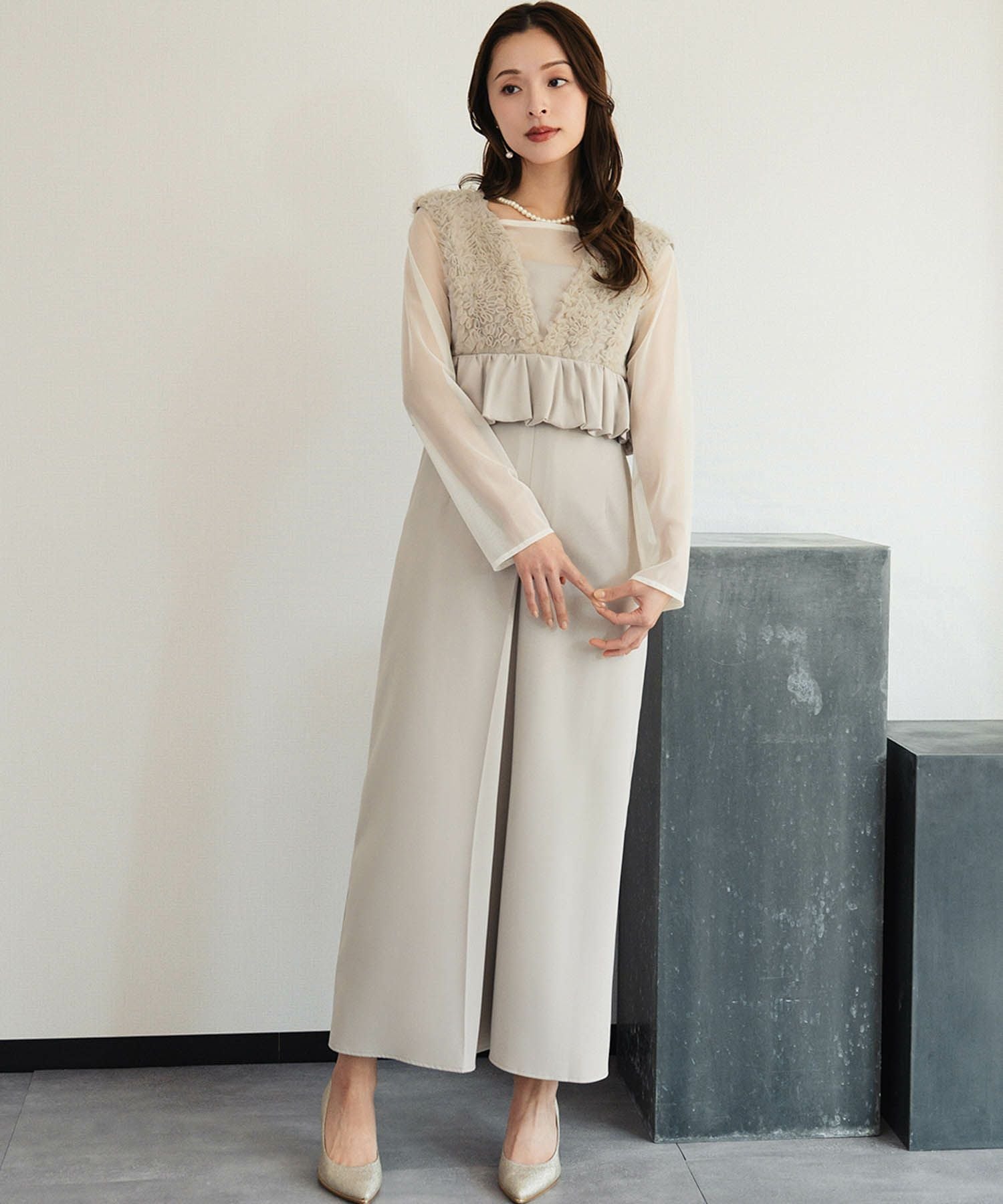 結婚式・お呼ばれ対応 | ワンピース＆インナー2点セットドレス