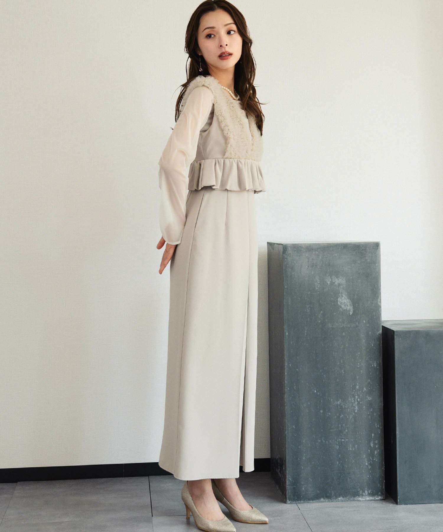 結婚式・お呼ばれ対応 | ワンピース＆インナー2点セットドレス