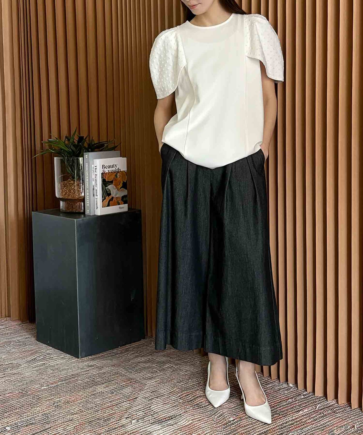 身長：158cm　着用サイズ：Mサイズ