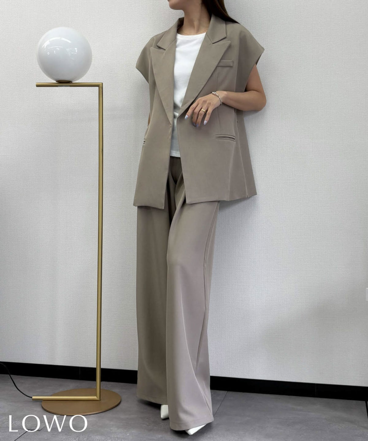 身長：158cm　着用サイズ：FREE