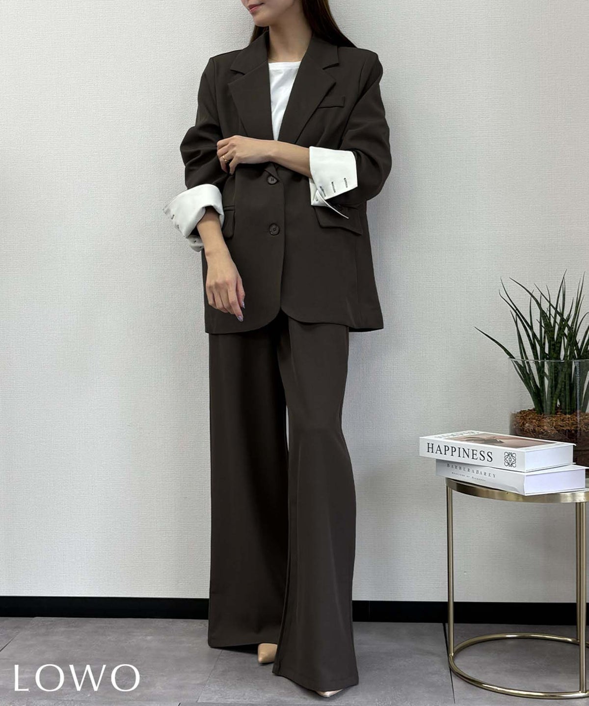 身長：158cm　着用サイズ：FREE
