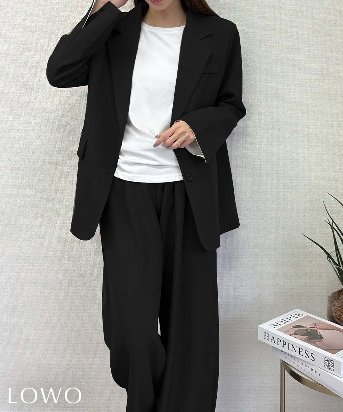 身長：158cm　着用サイズ：FREE