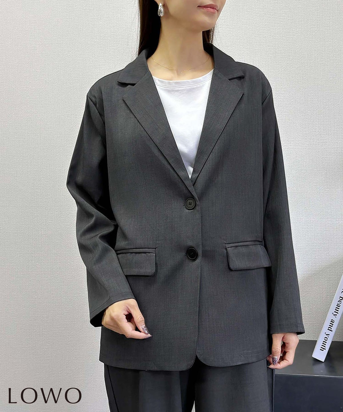 身長：158cm　着用サイズ：FREE
