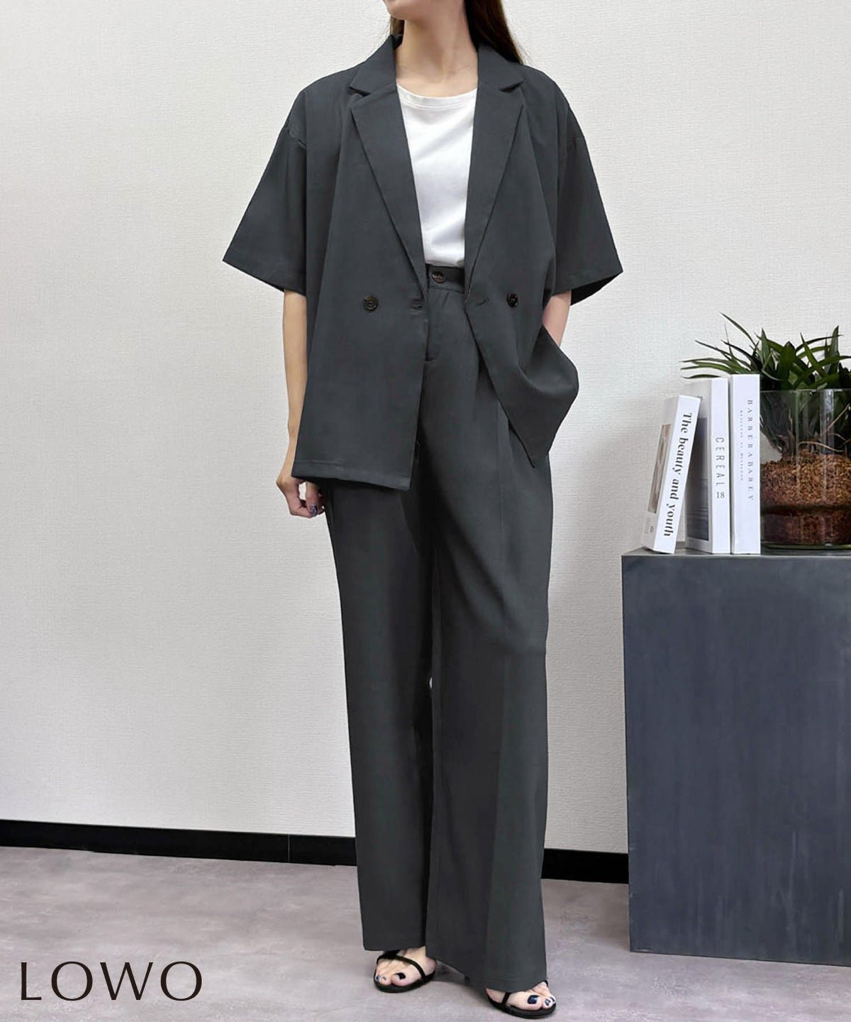 身長：158cm　着用サイズ：FREE