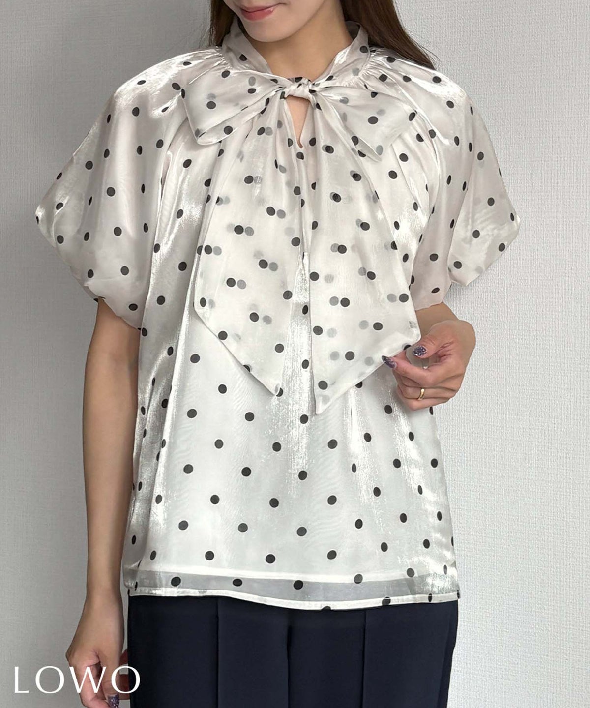 身長：158cm　着用サイズ：FREE
