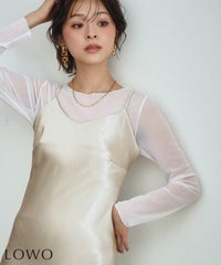 身長：170cm　着用サイズ：FREE　B：86 / W：61 / H：87