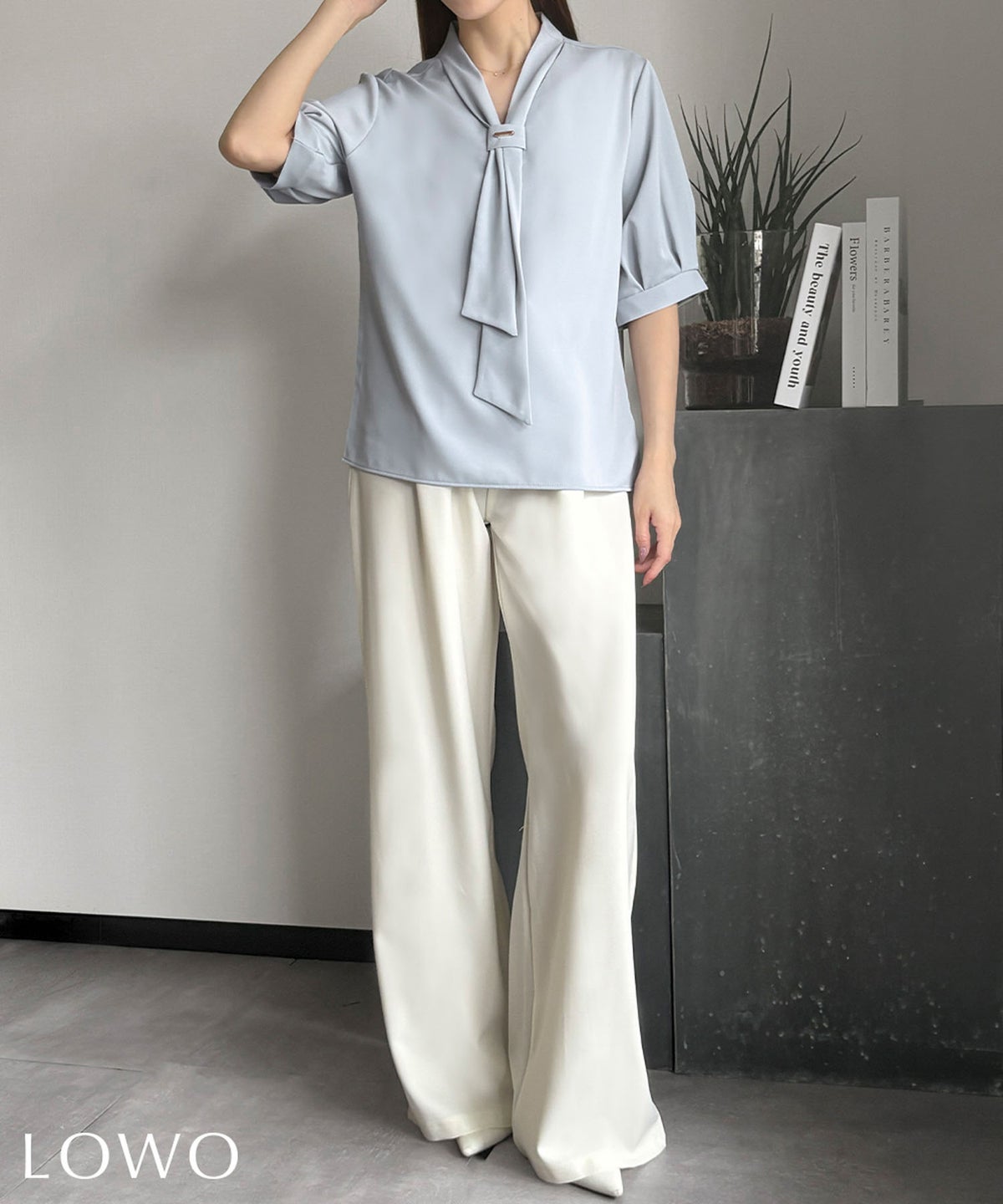 身長：158cm　着用サイズ：FREE