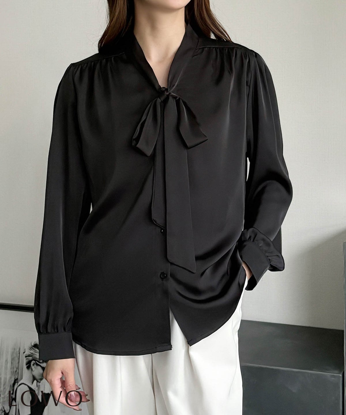 身長：158cm　着用サイズ：FREE