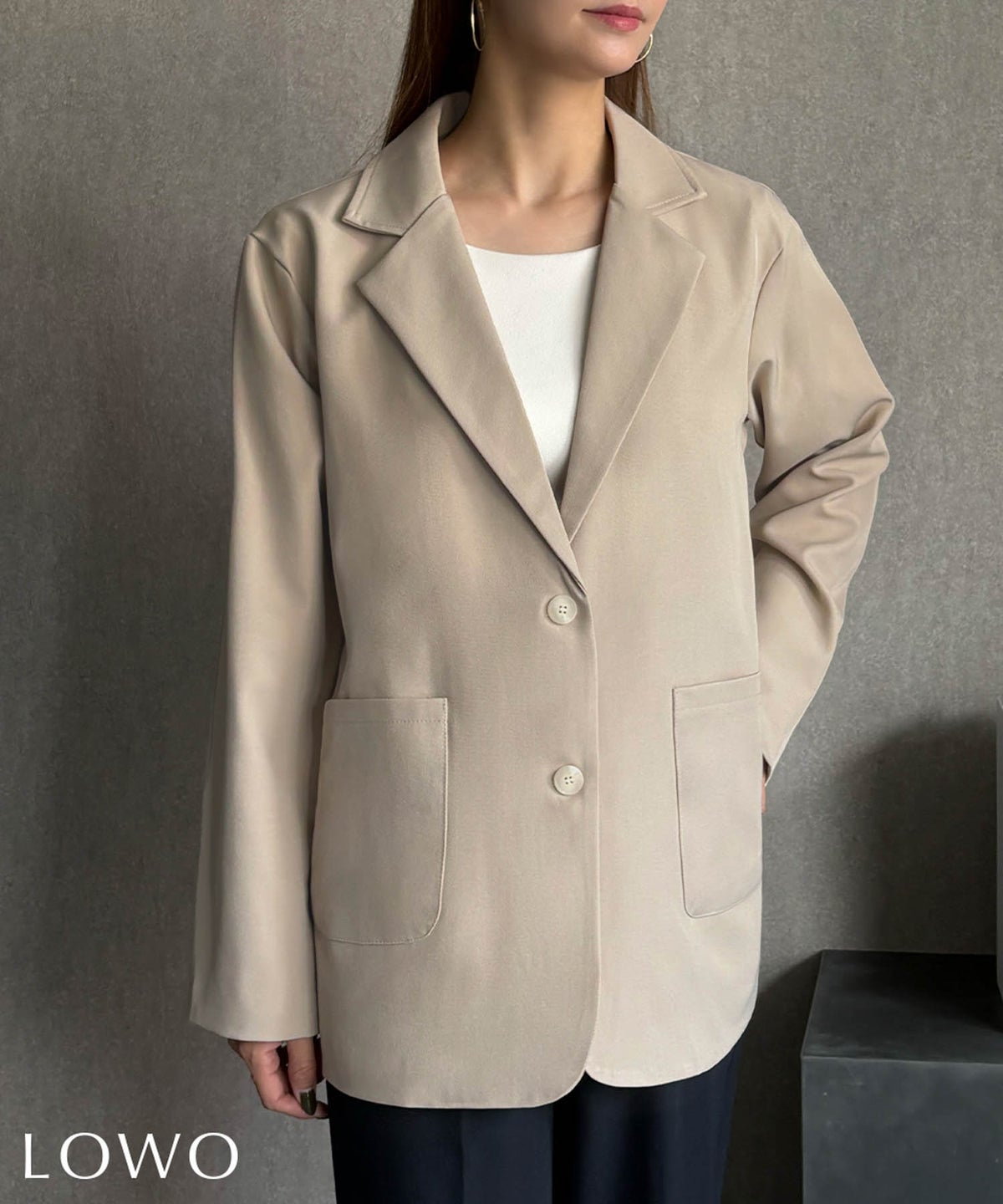 身長：158cm　着用サイズ：FREE