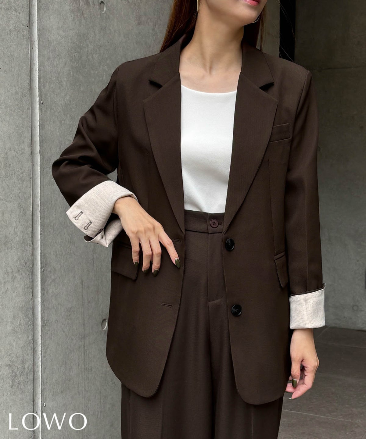 身長：158cm　着用サイズ：Mサイズ