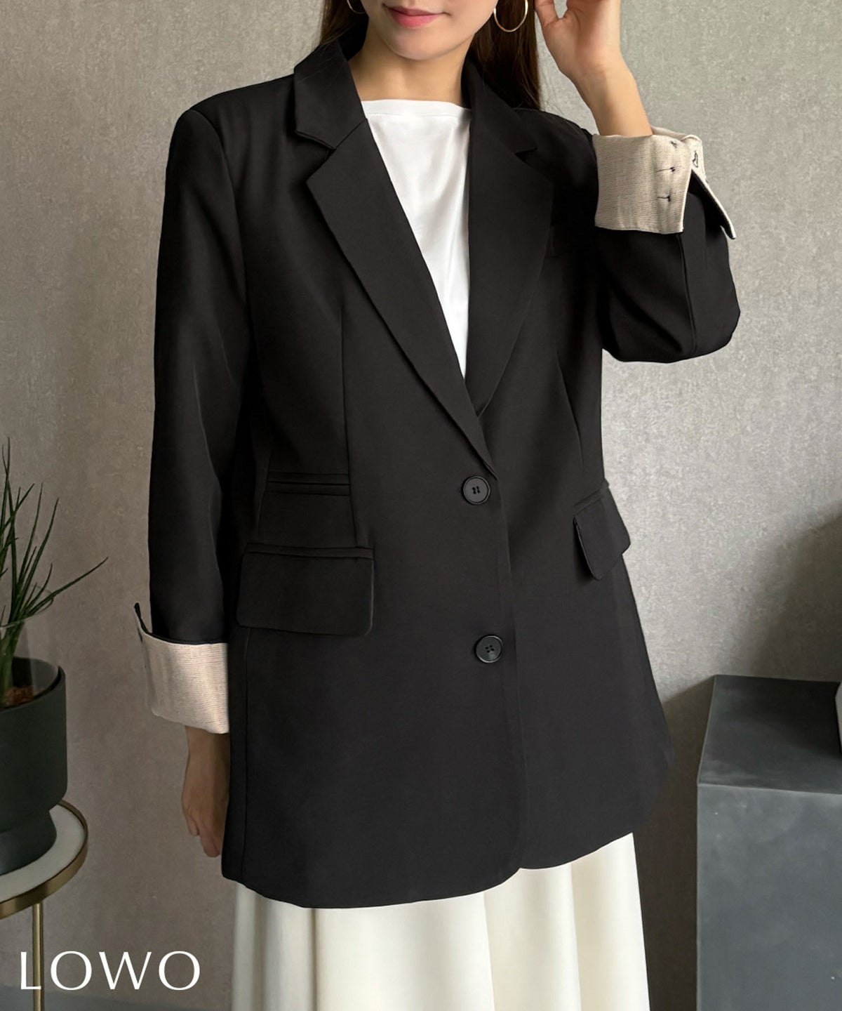 身長：158cm　着用サイズ：Mサイズ