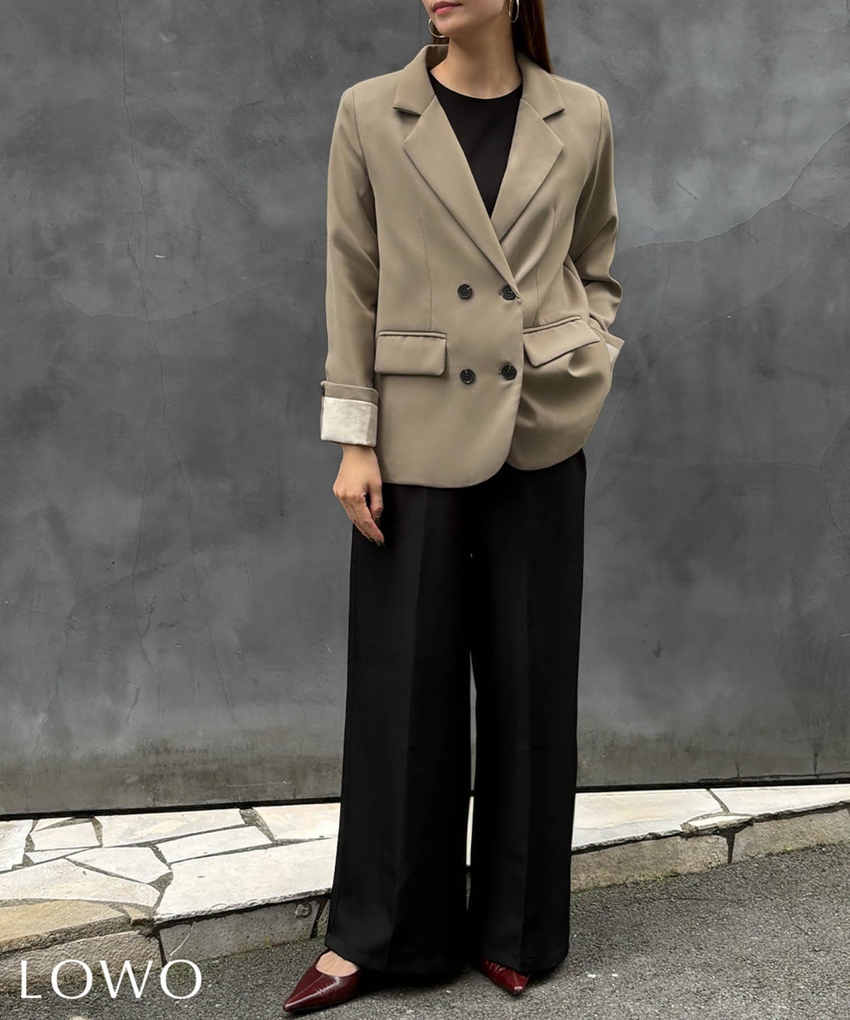 身長：158cm　着用サイズ：Mサイズ