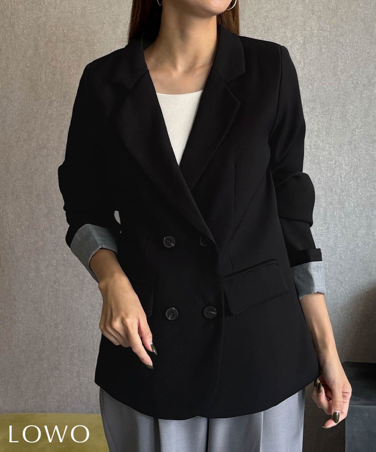 身長：158cm　着用サイズ：Mサイズ
