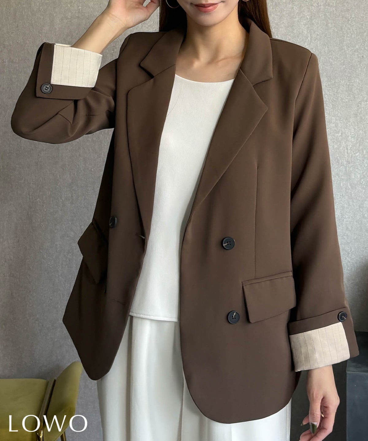 身長：158cm　着用サイズ：Mサイズ