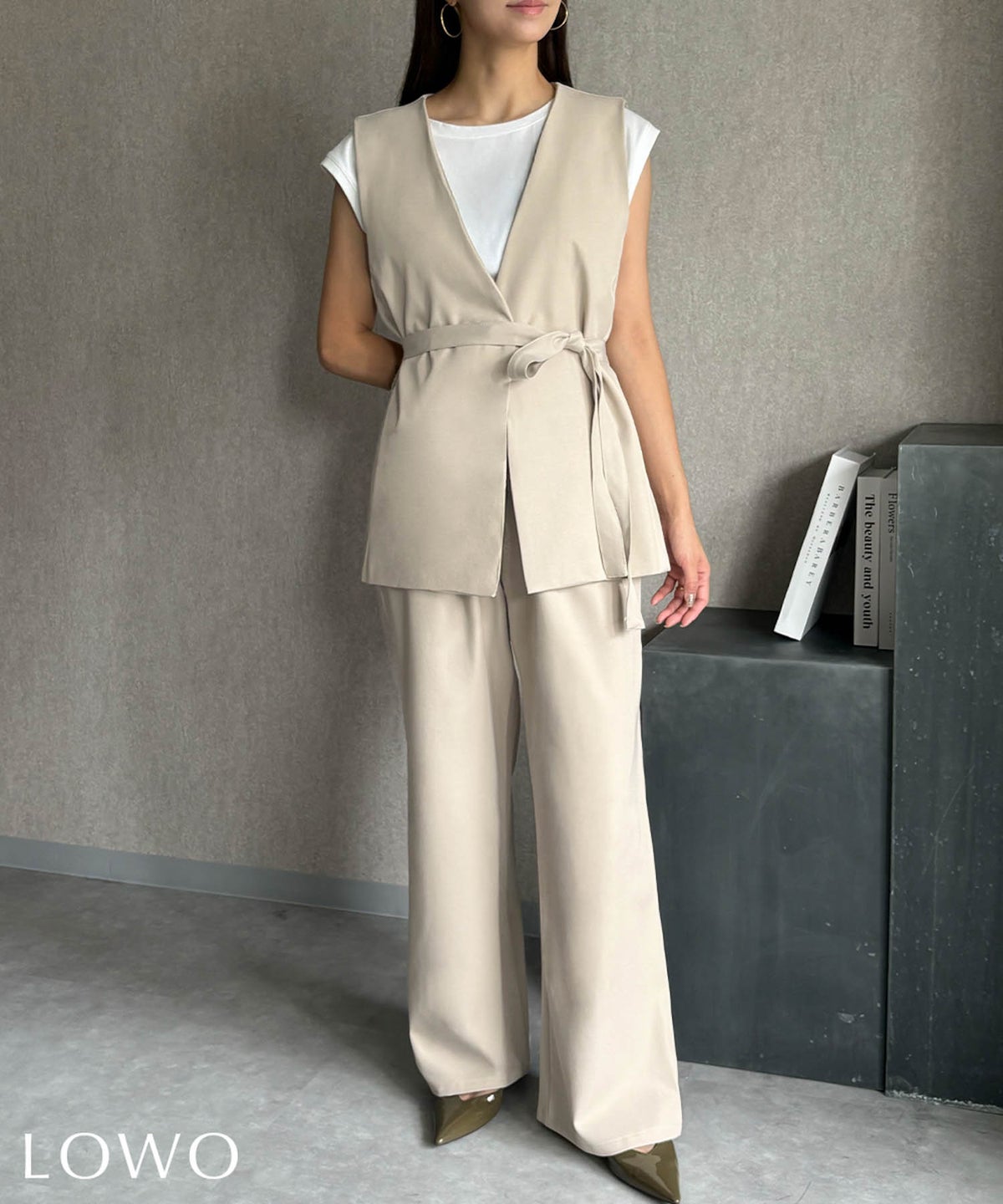 身長：158cm　着用サイズ：FREE
