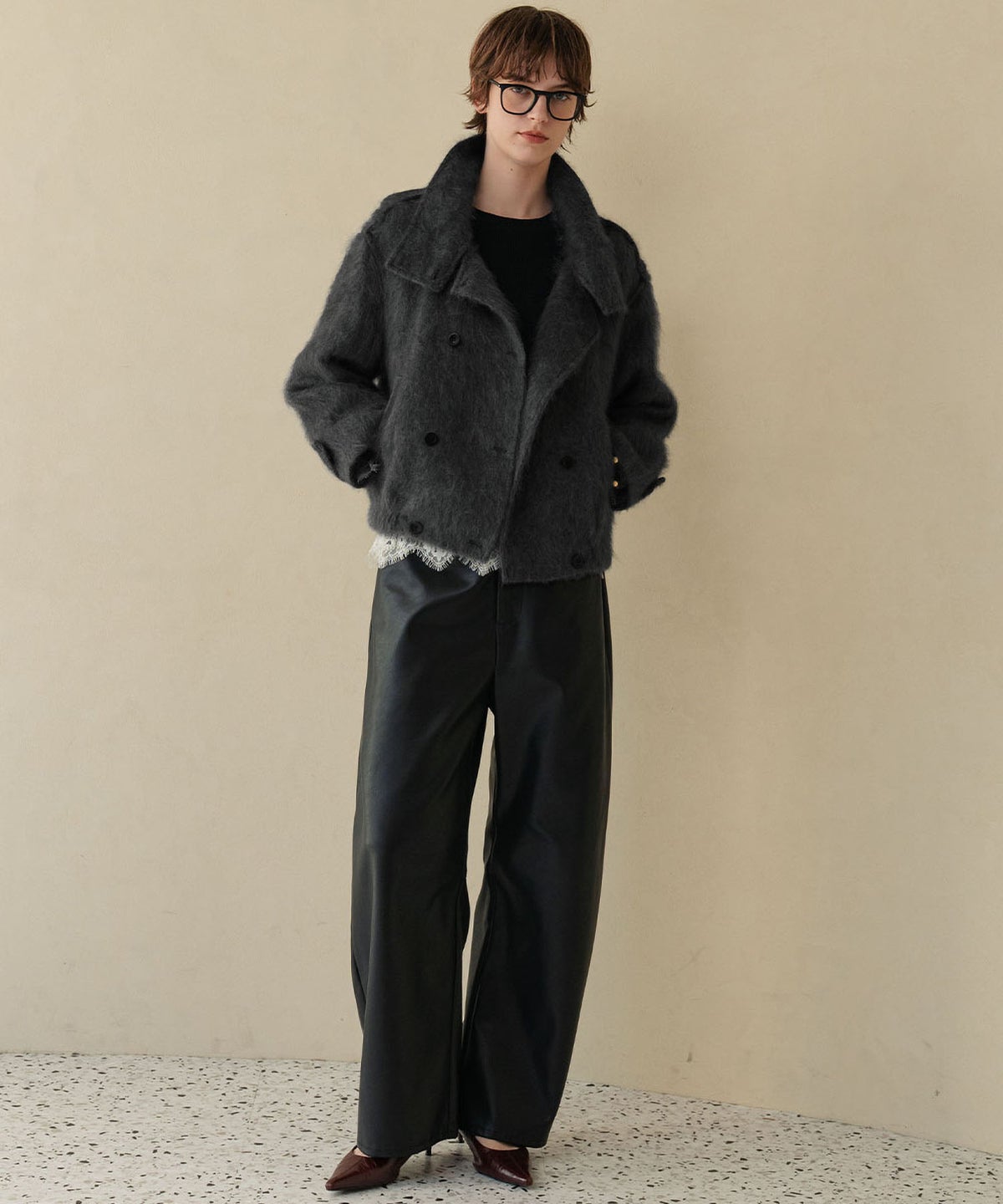 身長：173cm　着用サイズ：FREE　B：81 / W：61 / H：89