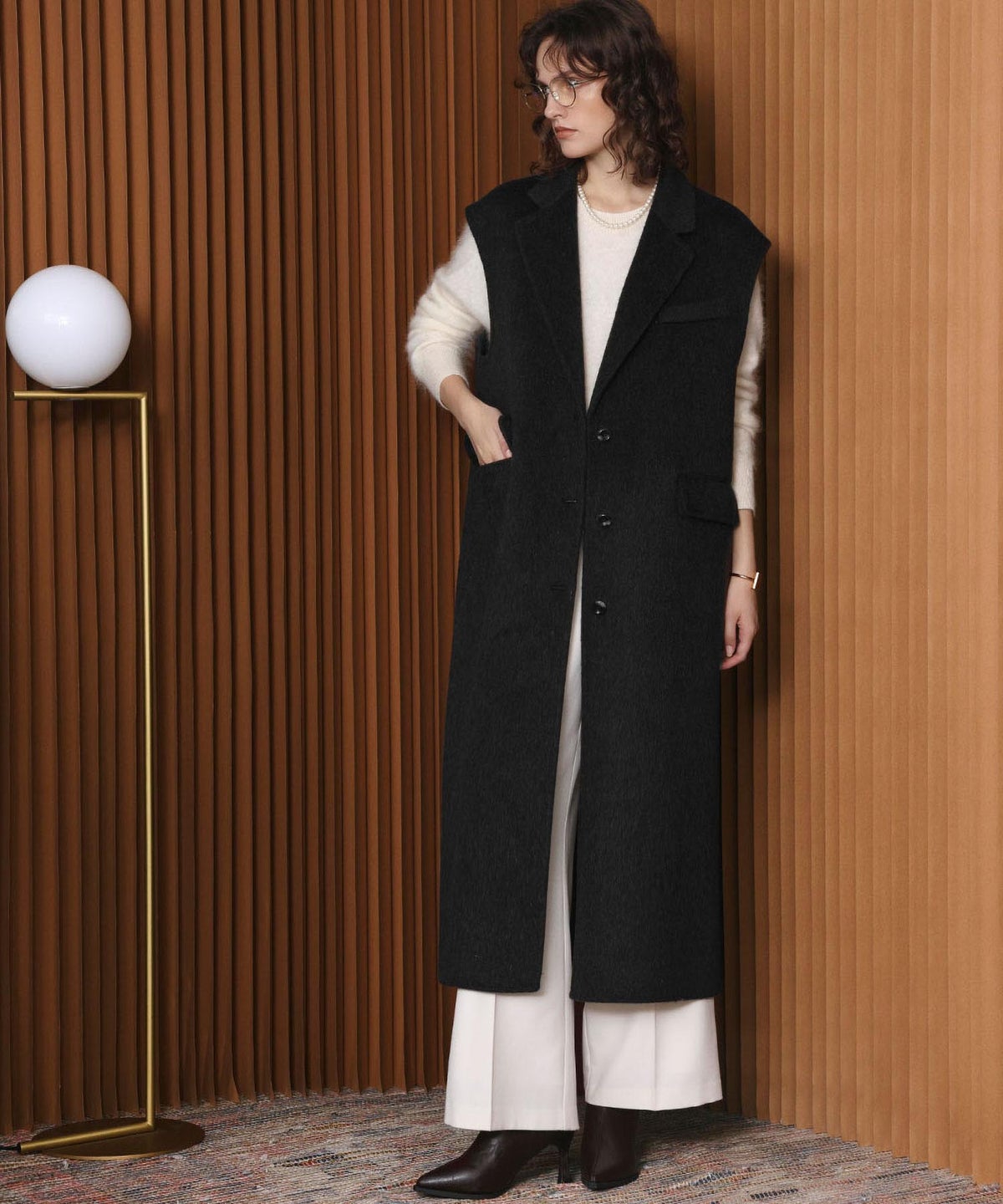 身長：173cm　着用サイズ：FREE　B：78 / W：60 / H：86