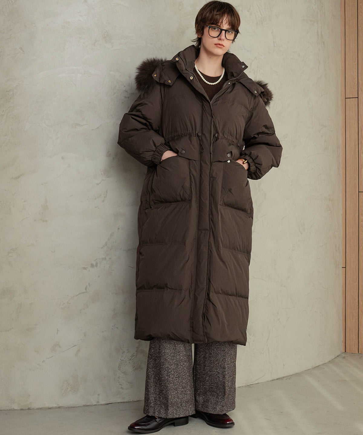 身長：173cm　着用サイズ：FREE　B：81 / W：61 / H：89