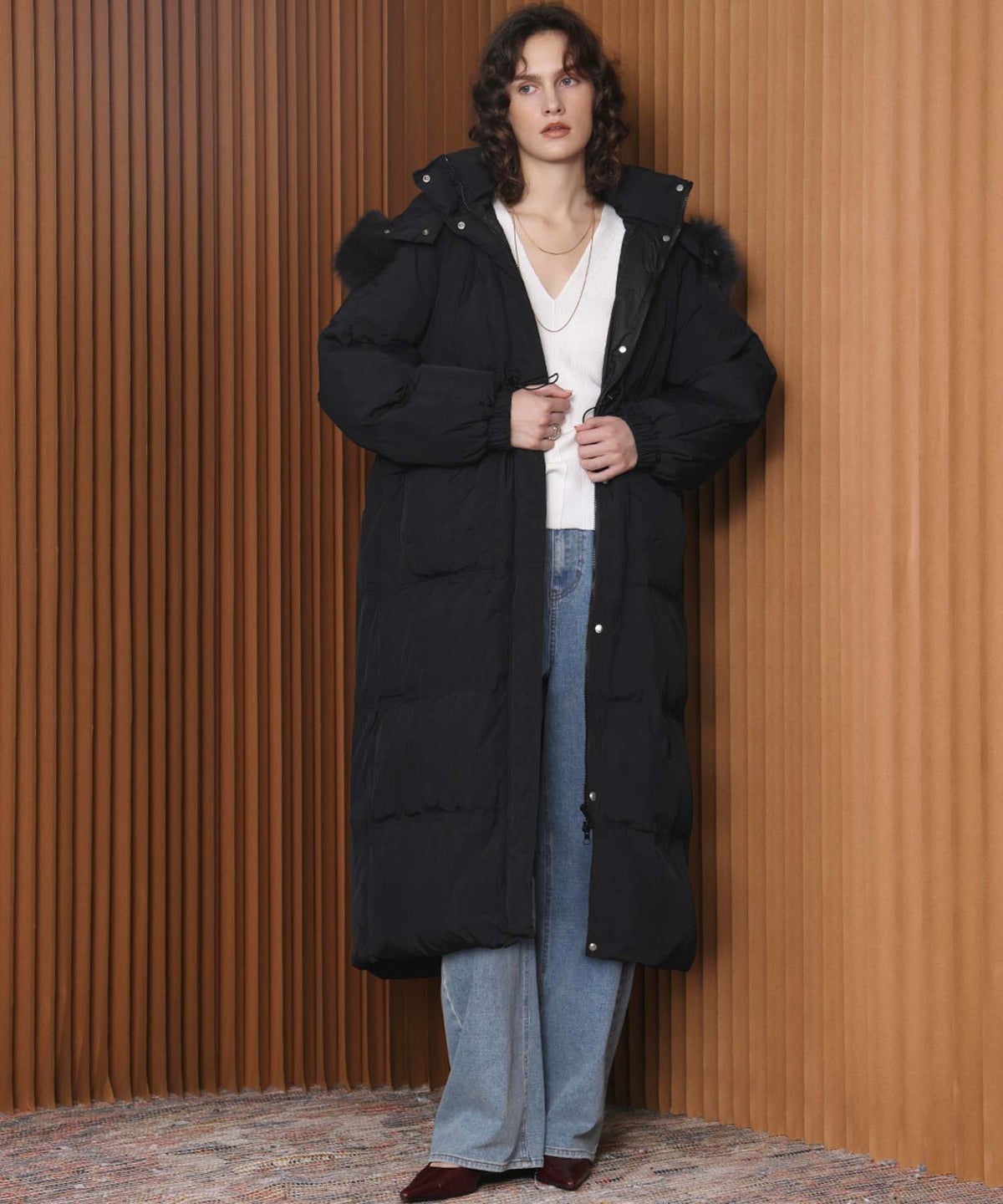 身長：173cm　着用サイズ：FREE　B：78 / W：60 / H：86