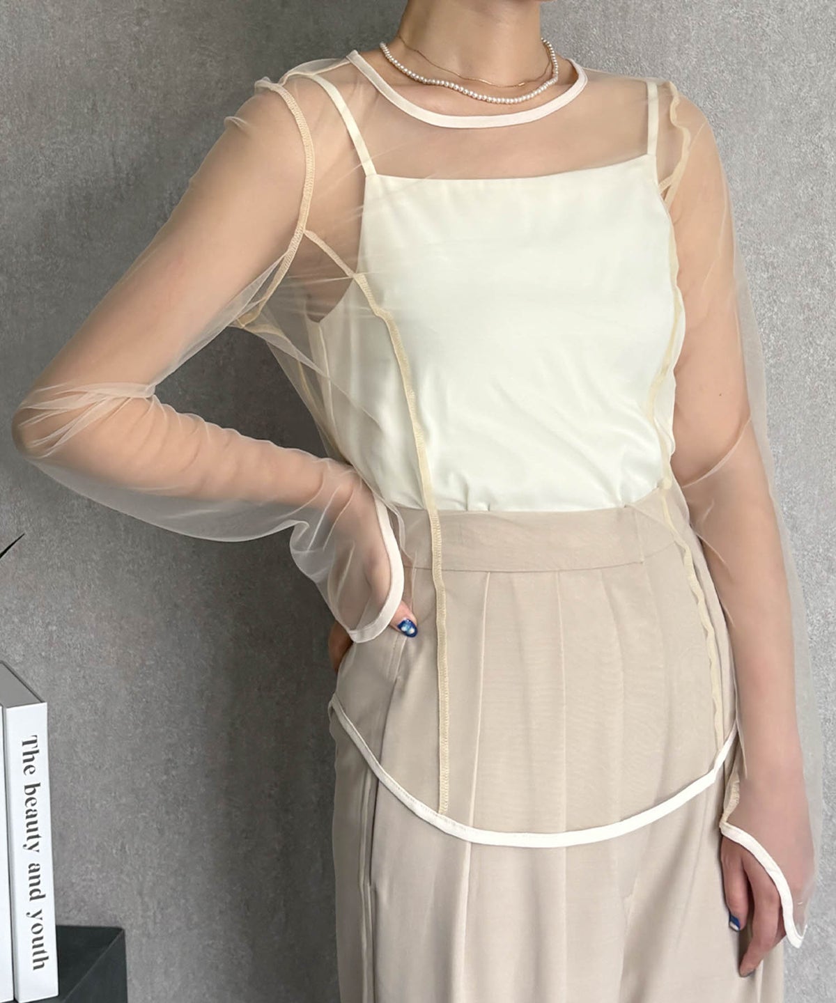 身長：158cm　着用サイズ：Mサイズ